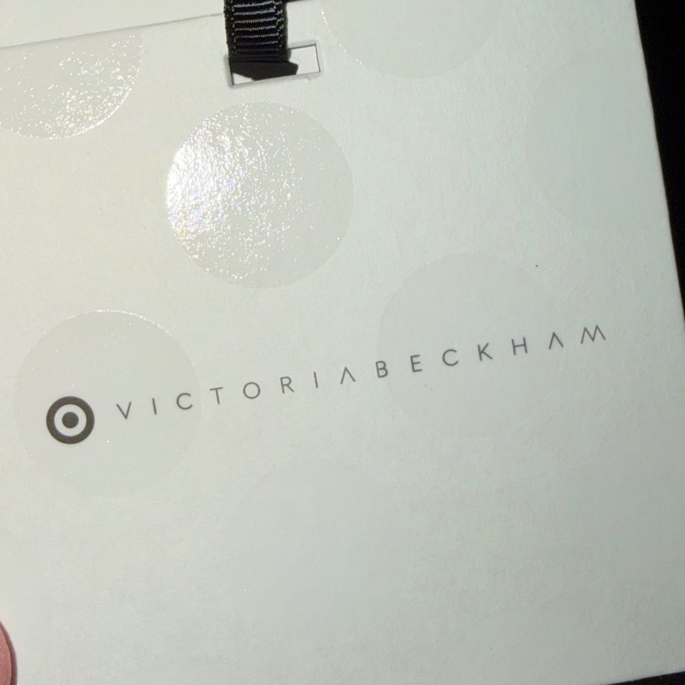 Victoria Beckham Black Shift Dress White Rabbit Embroidered Collar Small NWT - Picture 4 of 7